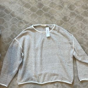 White and cream never worn sweater